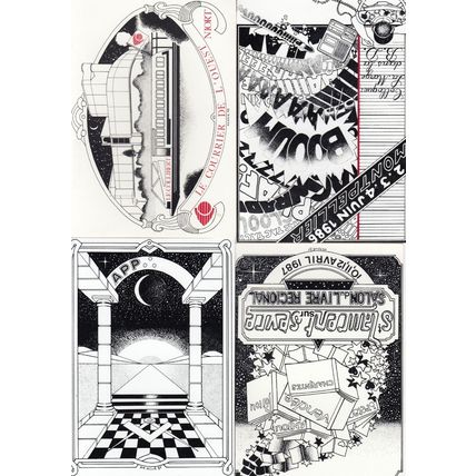 Le Courrier De L'ouest La Marge Ar Roue St Laurent 4x Limited Edition French Art