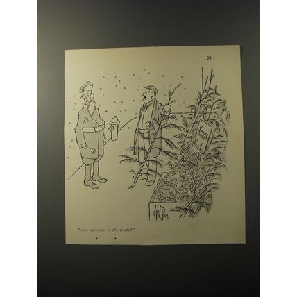 1953 Cartoon by George Price - Any discount to the trade?