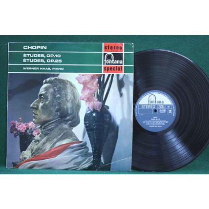 Werner Haas - Chopin: Etudes, Op. 10/Op. 25 - SFL 14061 - VG+