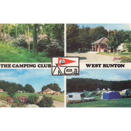 The Camping Club Caravan Site Ornings West Runton Norfolk Postcard