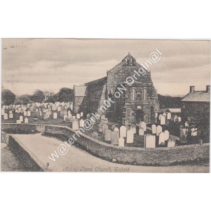 PPC Abbeytown Church nr Silloth Cumbria Holme Cultram 1904