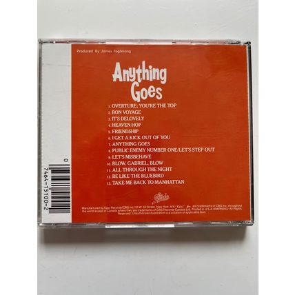 ANYTHING GOES - A NEW MUSICAL PRODUCTION (USA AUDIO CD)