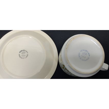 1977 Original Fleur Hornsea Coffee Mugs Cups Saucer Plates Flowers ENGLAND