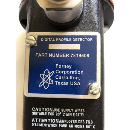 FORNEY 7819506 Profile Detector Flame UV Gas 24VDC Programmable Super Control,Ef