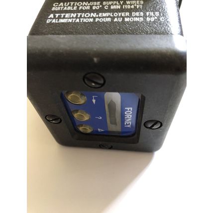 FORNEY 7819506 Profile Detector Flame UV Gas 24VDC Programmable Super Control,Ef