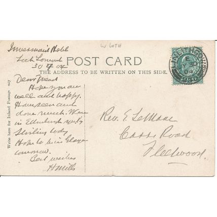 PC20554 Stirling Castle. Valentine. 1904