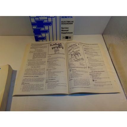 1987 Chevrolet Corsica Beretta Service Manual 88 Supplement Electrical Diagnosis
