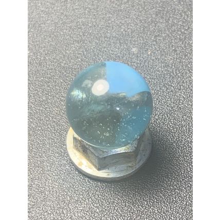 VITRO - VICTORY PATCH - BABY BLUE / CLEAR - JUST UNDER 5/8 R1
