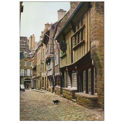 22 - DINAN - RUE DE LA CORDONNERIE - HOTEL CENTRAL
