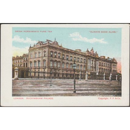 Horniman's Pure Tea - Buckingham Palace, London, c.1905 - Frankel Postcard