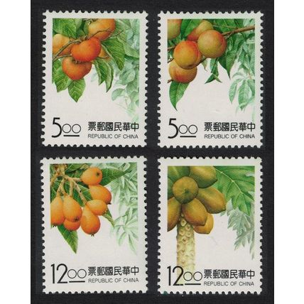 Taiwan Fruits 4v 1993 MNH SG#2147-2150