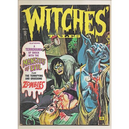 Witches Tales V4 N4 Jul 1972 Eerie Publications horror comic book