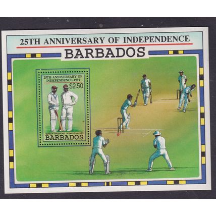 SGMS970 $2.50 25th Anniversary of Barbados Independence 1991 MNH