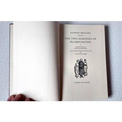 The Two Heroines Of Plumplington by Trollope (1954 Victorian fiction, HB & DJ)