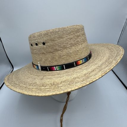 Elegante De Lujo Straw Hat Size 7 3/8 Mexico 59 Unisex Great Cond