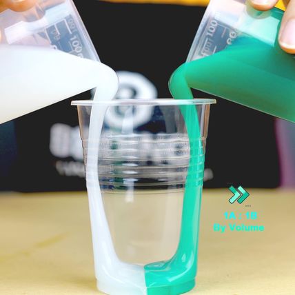 BBDINO Silicone Mold Making Kit, Super Elastic Jade Green Silicone, 1Gallon/140.