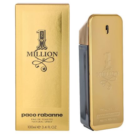 Paco Rabanne 1 Million EDT Spray - Notes of Leather, Amber and Tangerine for Reb