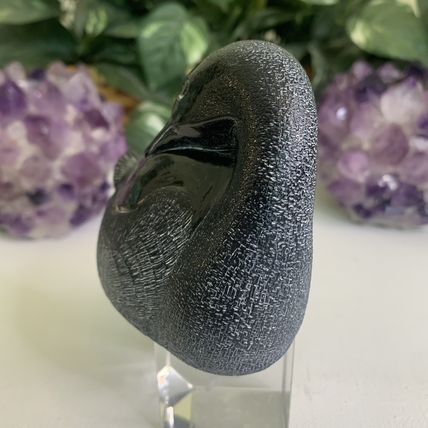 Aardik Collection Carved Black Soapstone Loon/Duck Bird Vintage 1972 Canada 4.25