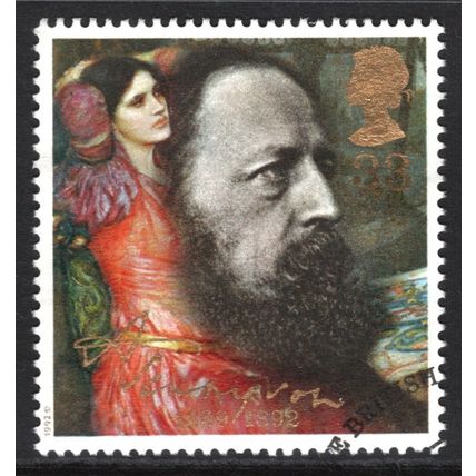 GREAT BRITAIN 1992: TENNYSON DEATH CENTENARY - 33p USED (G10)