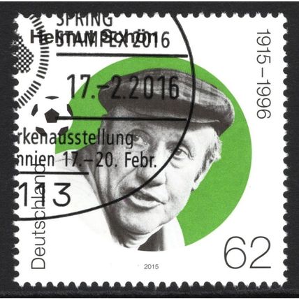 GERMANY 2015: BIRTH CENTENARY HELMUT SCHÖN - 62c USED (G7)