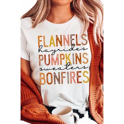Orange Hello Pumpkin Graphic Tee