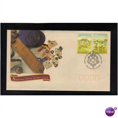 1992 AUSTRALIA SHEFFIELD SHEILD CRICKET FDC