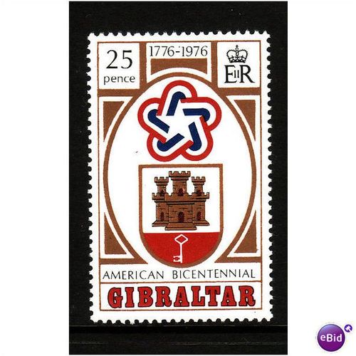 GIBRALTAR 1976 BIC US REVOLUTION U/M MINT