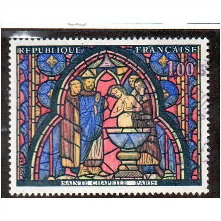 FRA 1966 1F 'FRENCH ART' FINE USED (EBID10844)