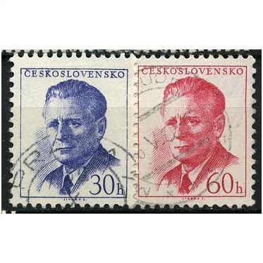 1958 Michel 1081II/1082II - fine used (o) - perf. 11,75x11,25