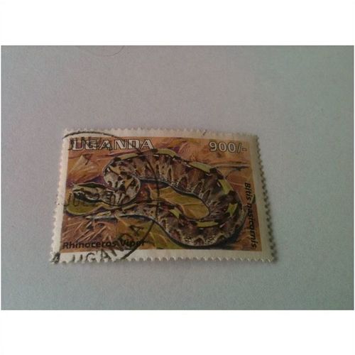 UGANDA Rhinoceros viper 900/- USED