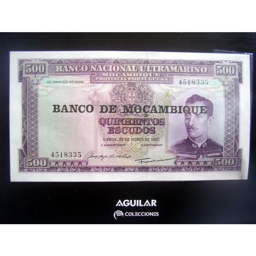 Billete Mozambique + Fasciculo