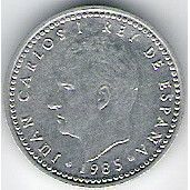 Espagne 1 PESETA 1985