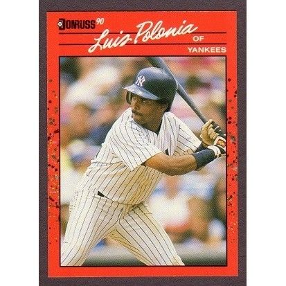 1990 Donruss #547 Luis Polonia - NM-MT