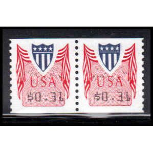 CVP32 31c Shield Very Fine MNH Pair PA4984