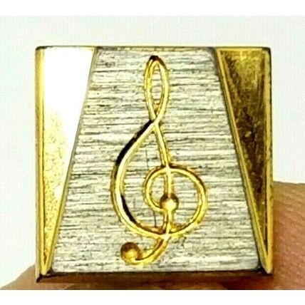 Music Note Vintage Tie Tack Lapel Pin Classical Orchestra Rock Jazz Music (B60)