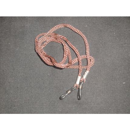 30" woven brown nylon spectacle strap lanyard driving reading sunglasses