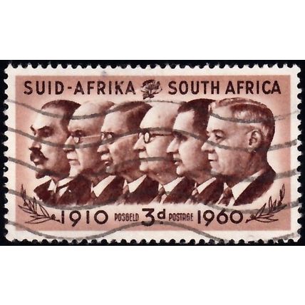 South Africa, 1960 3d Prime Ministers, SG 184 (Scott #235), used