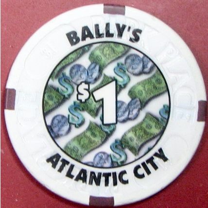 Bally's. $1 Casino Chip. Atlantic City, NJ. Z06.