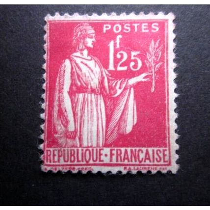 FRANCE 1932-39 PEACE DEFINITIVE S.G. 513a - PERF: 14 X 13 1/2. #02402