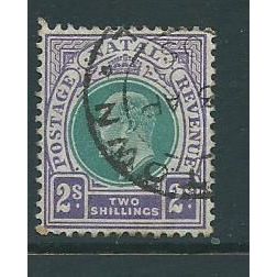 natal stamps edward sg137 sg 137 crown ca used 2/-