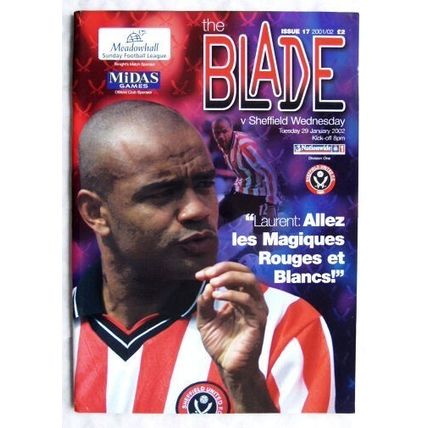 2002 programme Sheffield United v. Sheffield Wednesday