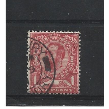 GB.SG327 1d Scarlet.Fine Used.Jun25f