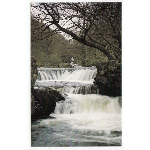 Horseshoe Waterfalls Near Pont Nedd Fechan Vale of Neath Glamorgan Postcard