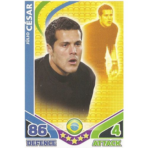 Match Attax - World Cup 2010: Brazil - Goalkeeper, César (Júlio)