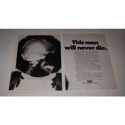 1972 GTE Ad - This Man Will Never Die