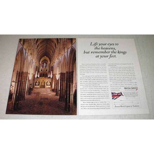 1992 British Airways Ad - Lift Your Eyes to the Heavens
