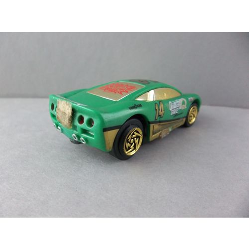 Hot Wheels 1996 Quaker State Racing #14 Green Racecar