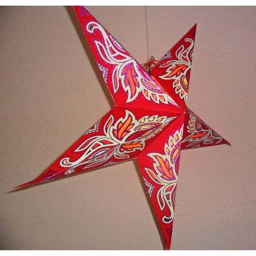 Weihnachtsstern, Papiersterne als Leuchtsterne, Ø60cm, Adventsstern, schöne Weih