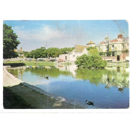 ROTTINGDEAN POND, SUSSEX. used postcard 1979 postmark. =