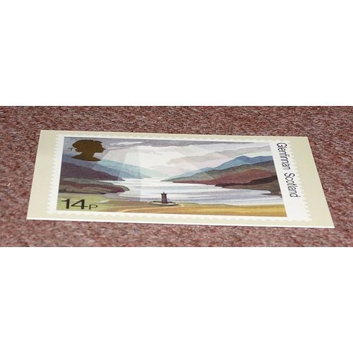 POST OFFICE STAMP POSTCARD<>NATIONAL TRUSTS (Glenfinnan Scotland)